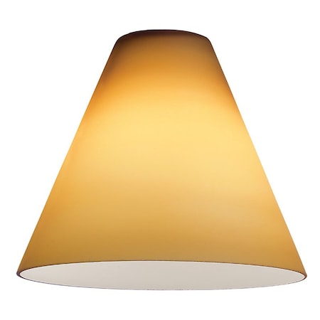 Access Lighting Inari Silk, Martini Pendant Glass Shade, Amber Glass 23104-AMB